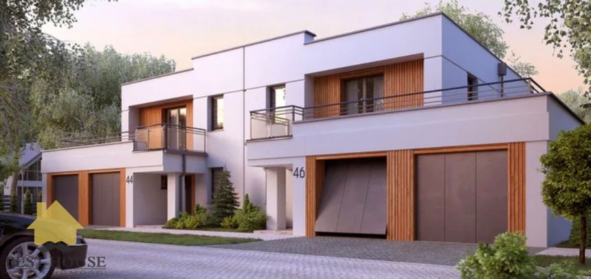 1/2 bliźniaka 124m2 z podwójnym garażem miniaturka 2