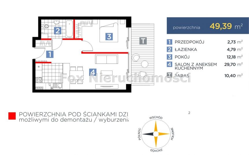 Apartament w NIESAMOWITEJ LOKALIZACJI przy ZAPORZE miniaturka 5