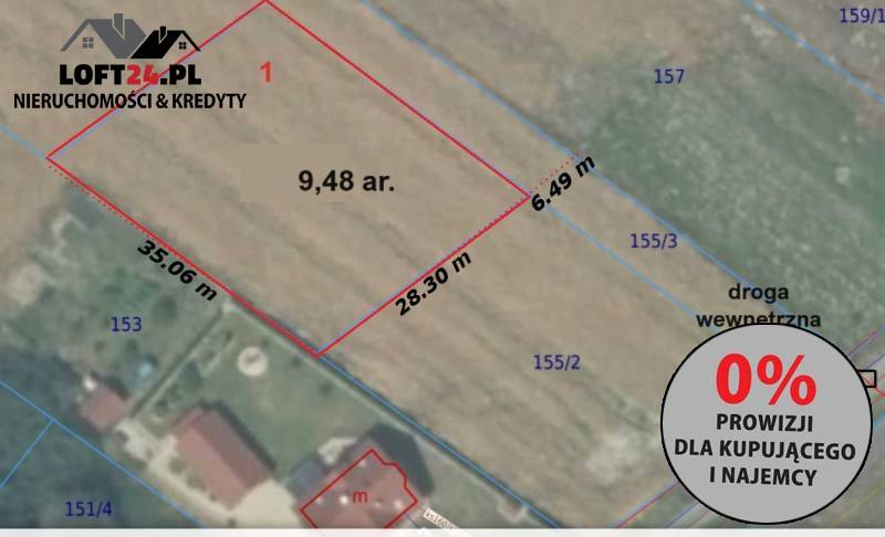 Parszowice, 79 000 zł, 9.48 ar, budowlana miniaturka 4