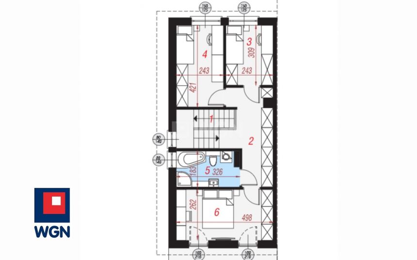 Polkowice, 549 000 zł, 136.11 m2, stan surowy zamknięty miniaturka 12