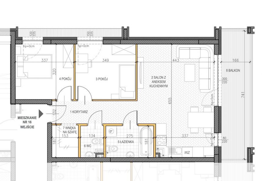 MIESZKANIE 64,38 M2 Z BALKONEM - BUSKO-ZDRÓJ miniaturka 6