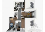 Termin na 11.2024/Mieszkanie 4 pok, 59,8m2 balkon, Księże Wielkie miniaturka 4