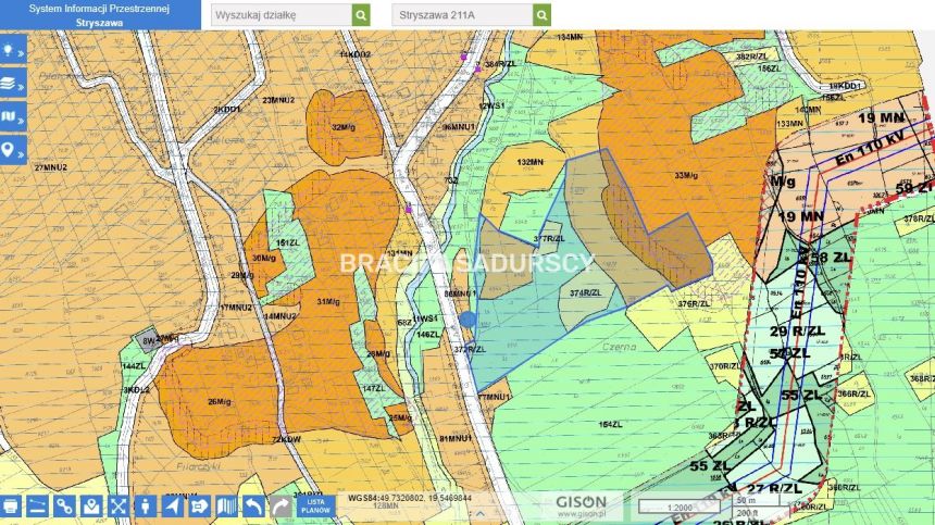 Stryszawa, 647 000 zł, 3 ha, woda w drodze miniaturka 3