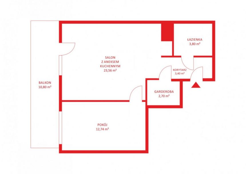 Reda Prima Reda, 450 000 zł, 46.2 m2, pietro 8 miniaturka 20