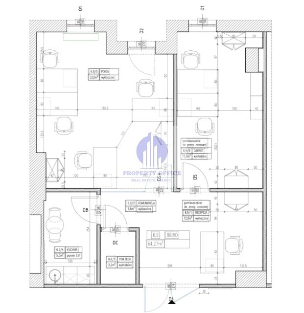 Wola: biuro 72,63 m2 miniaturka 3
