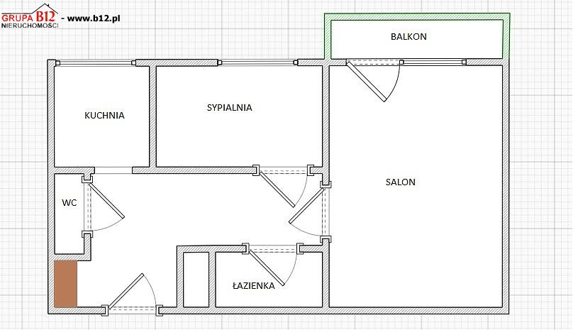 Kraków Mistrzejowice, 739 000 zł, 54.43 m2, oddzielna kuchnia miniaturka 2