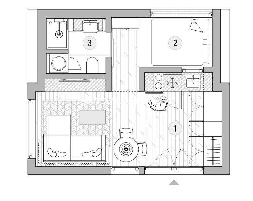 Kraków Bieńczyce, 162 000 zł, 35 m2, umeblowany miniaturka 22