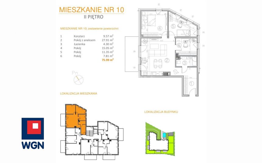 Kwidzyn, 645 915 zł, 75.99 m2, 4 pokojowe miniaturka 2