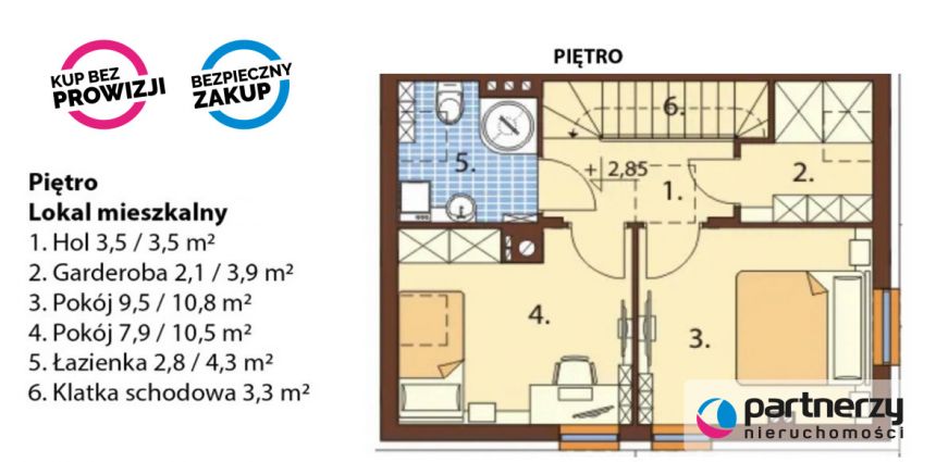 Kolnik, 550 000 zł, 72.96 m2, bliźniak miniaturka 4