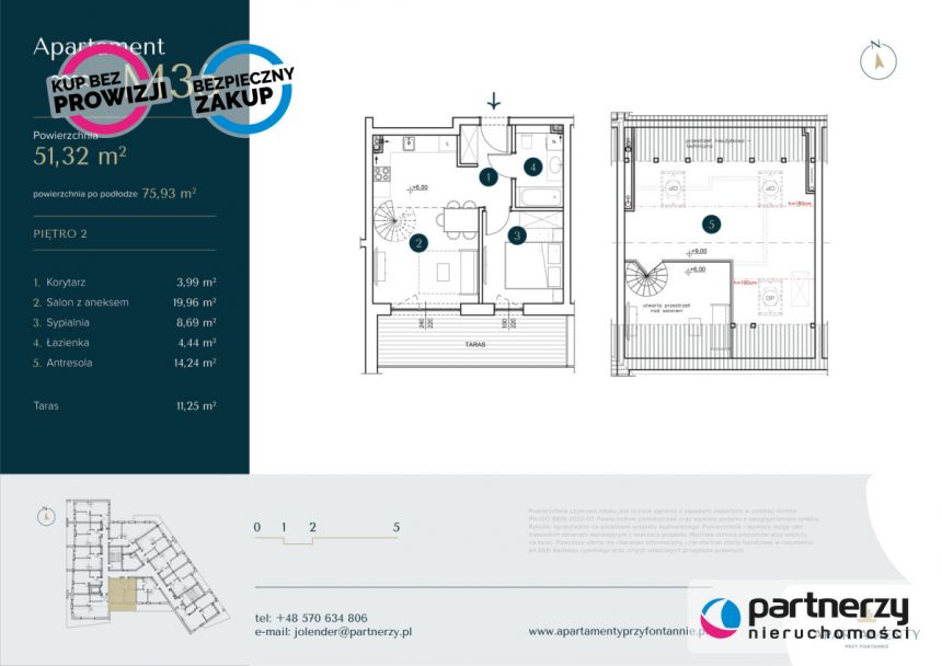 Krynica Morska, 1 231 680 zł, 51.32 m2, 2 pokojowe miniaturka 8