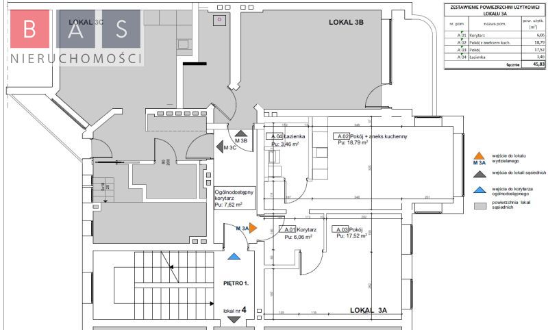 Szczecin Turzyn, 545 000 zł, 45.83 m2, pietro 1 miniaturka 10