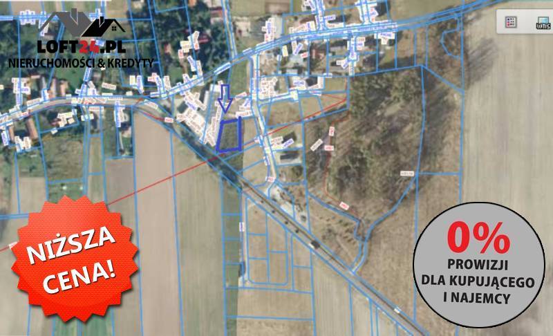 Krzeczyn Wielki, 156 000 zł, 13.2 ar, w kształcie trapezu miniaturka 2