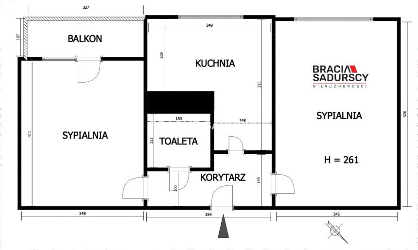 Młyńska, 2 osobne pokoje, 49 m2 miniaturka 13