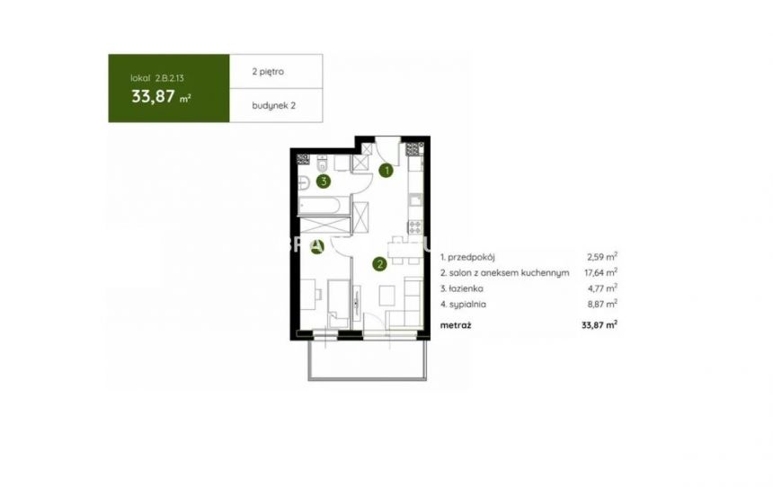 Smart Apartament na Prądniku Białym blisko Zieleni miniaturka 3