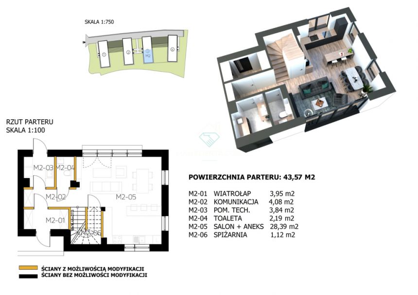 0% PCC! Bez prowizji!  93 m2 bliźniak, dwa miejsca miniaturka 5