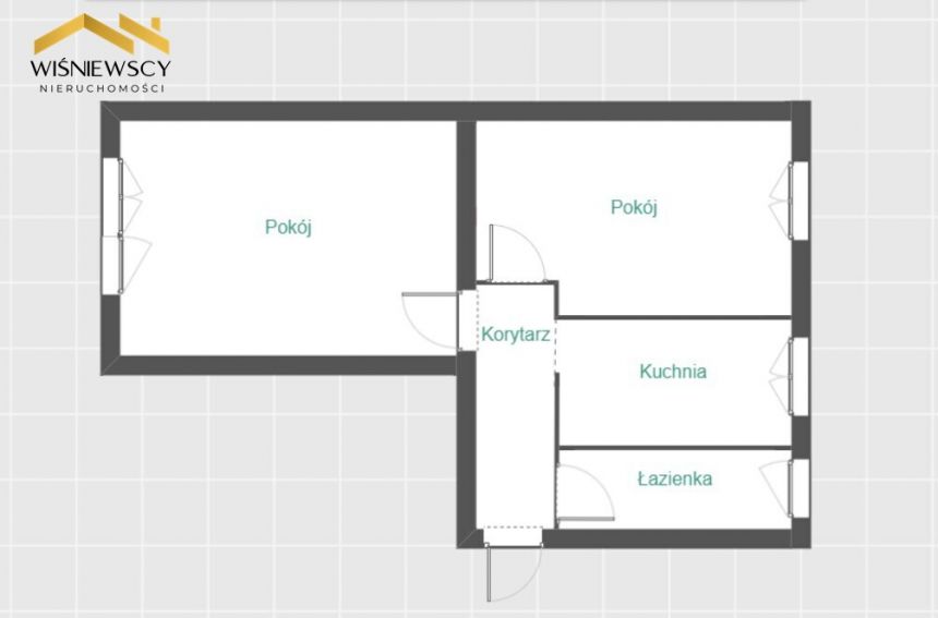 Malbork, 2 pokoje, 1. piętro – przestronne 51,7m² miniaturka 2