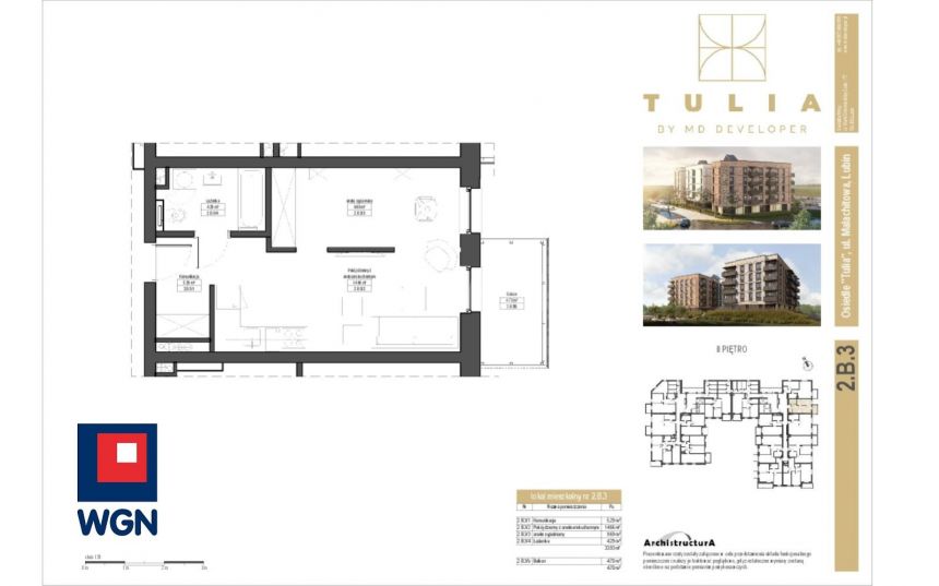 Lubin Stary Lubin, 305 370 zł, 33.93 m2, z garażem - zdjęcie 1