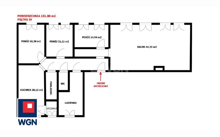 Legnica Tarninów, 475 000 zł, 151.8 m2, pietro 4/5 miniaturka 2