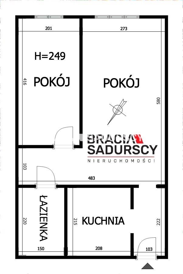 2 pokoje - os. Albertyńskie - 38m2 miniaturka 3