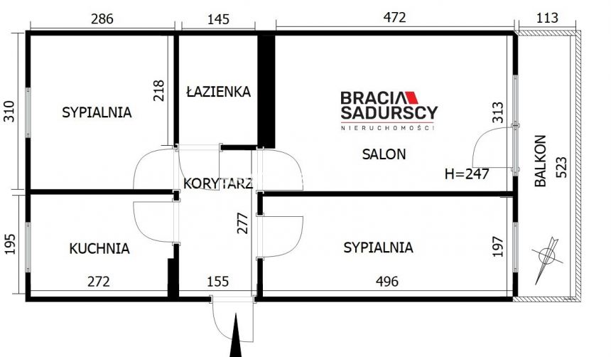 3 pokojowe 46m2, Rusznikarska-Krowodrza miniaturka 3