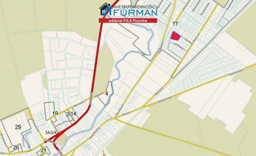 Skórka, 550 000 zł, 53.15 ar, budowlana miniaturka 3