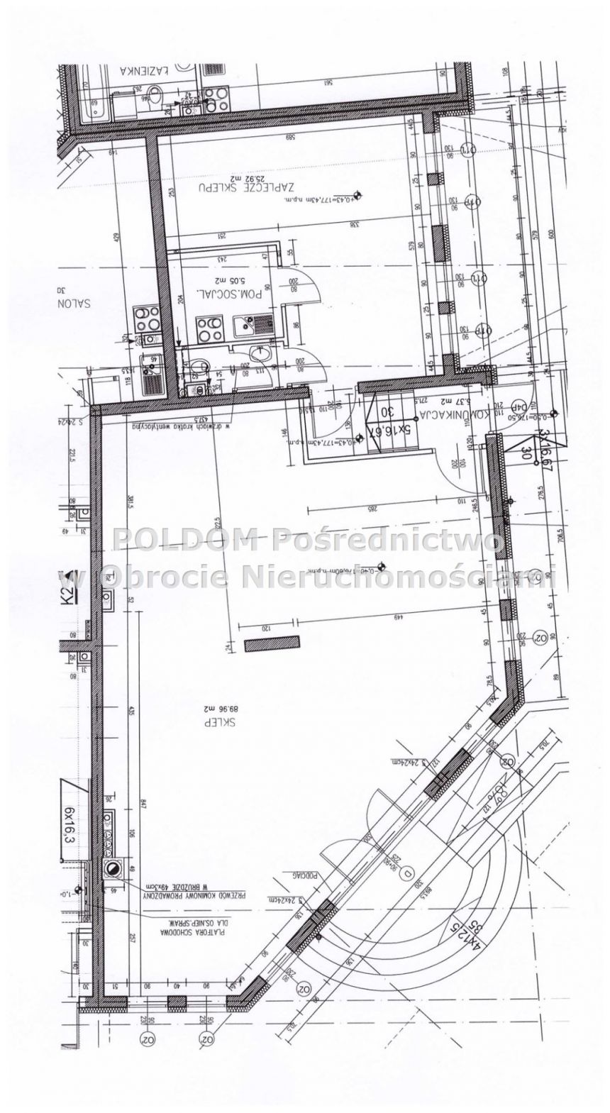 LOKAL UŻYTKOWY 128 M2/OBORNIKI ŚLĄSKIE miniaturka 2