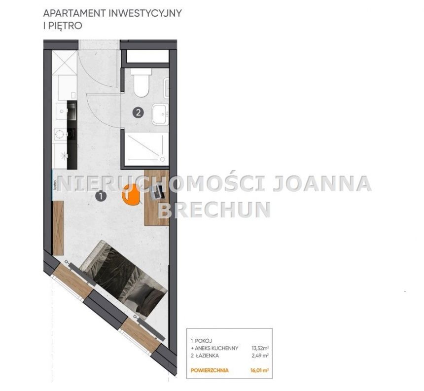 Wrocław Stare Miasto, 325 000 zł, 17 m2, z miejscem parkingowym miniaturka 5