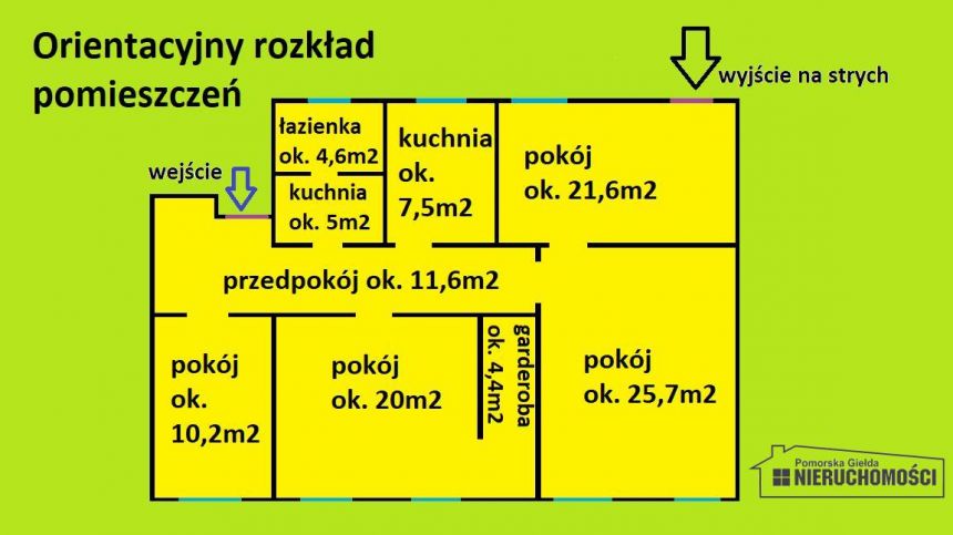 Mieszkanie 4 pokojowe w centrum - widok na deptak. miniaturka 14