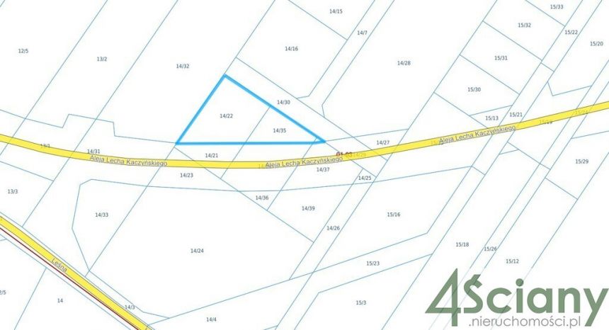 Działka budowlano-usługowa przy Al. Kaczyńskiego miniaturka 3