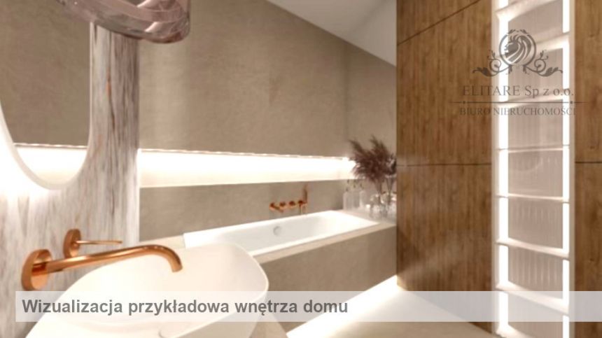 Dom w zab. bliźniaczej 138,86m2 z pompą ciepła/ Lutynia, gm. Miękinia miniaturka 9