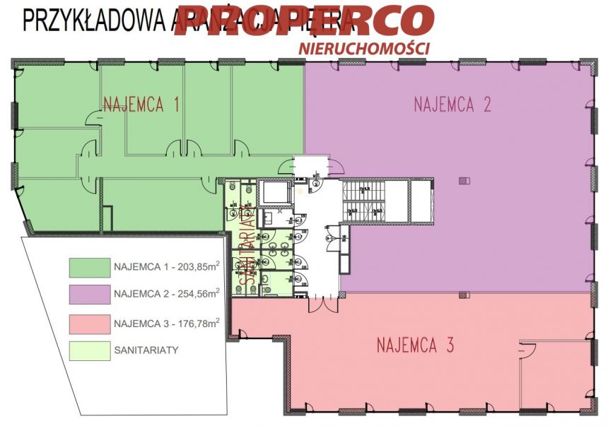 Lokal usługowo-biurowy, parter i 1 piętro, 1330 m2 miniaturka 7