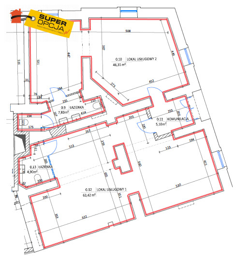 Kraków Podgórze, 9 000 zł, 118.07 m2, pietro 1, 3 miniaturka 4