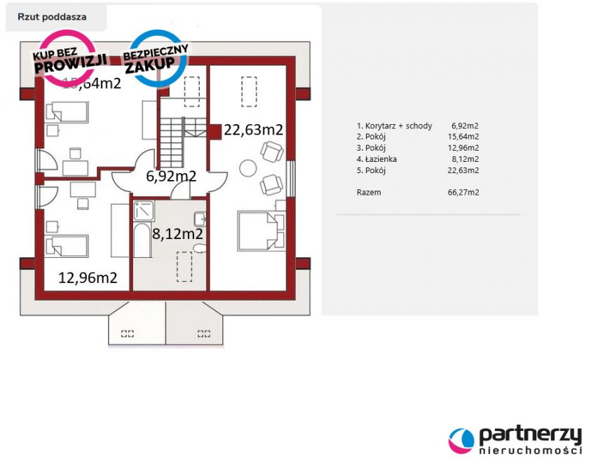 Kożyczkowo, 859 000 zł, 147 m2, ogrzewanie węglowe miniaturka 15