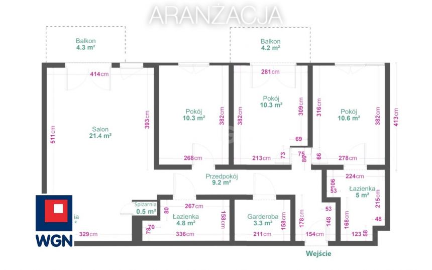 Katowice, 798 900 zł, 80.24 m2, z loggią miniaturka 13