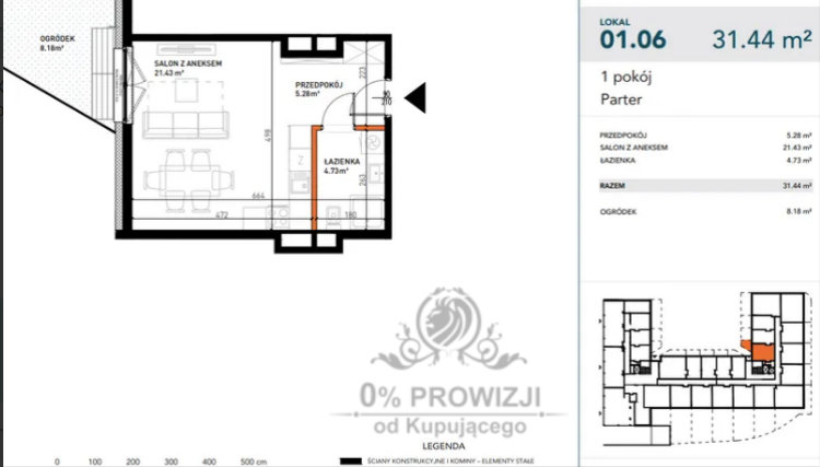 Mieszk/z ogrode/kawaler/pod wynajem/dla studenta/centrum miniaturka 11