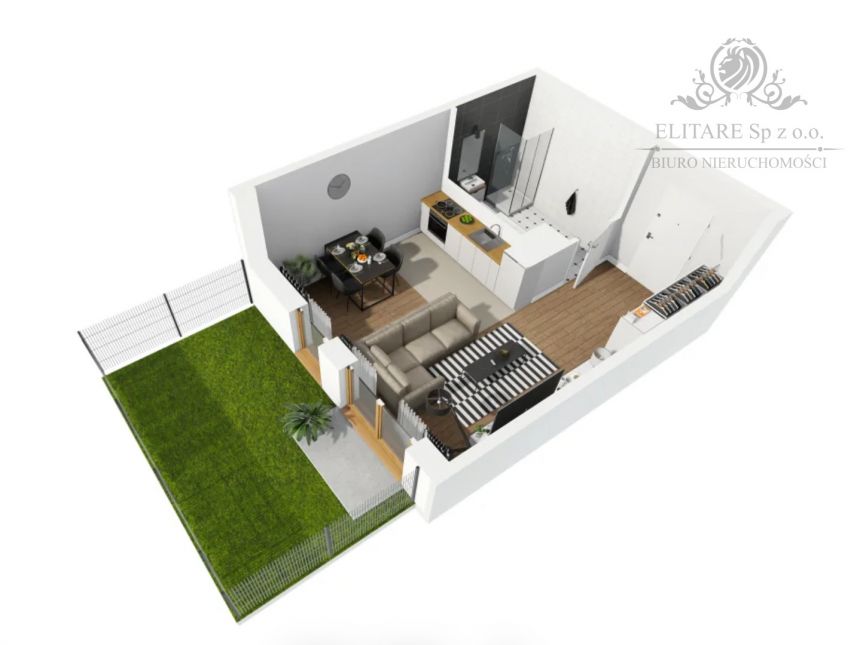 GOTOWE! Mieszkanie 2pok. o pow 33,45m2  z ogrodem pow. 15,51m2 na Maślicach miniaturka 1