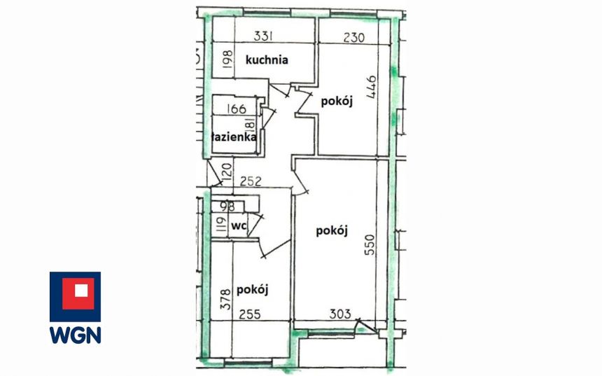 Ełk Centrum, 335 000 zł, 55.79 m2, 3 pokojowe miniaturka 3