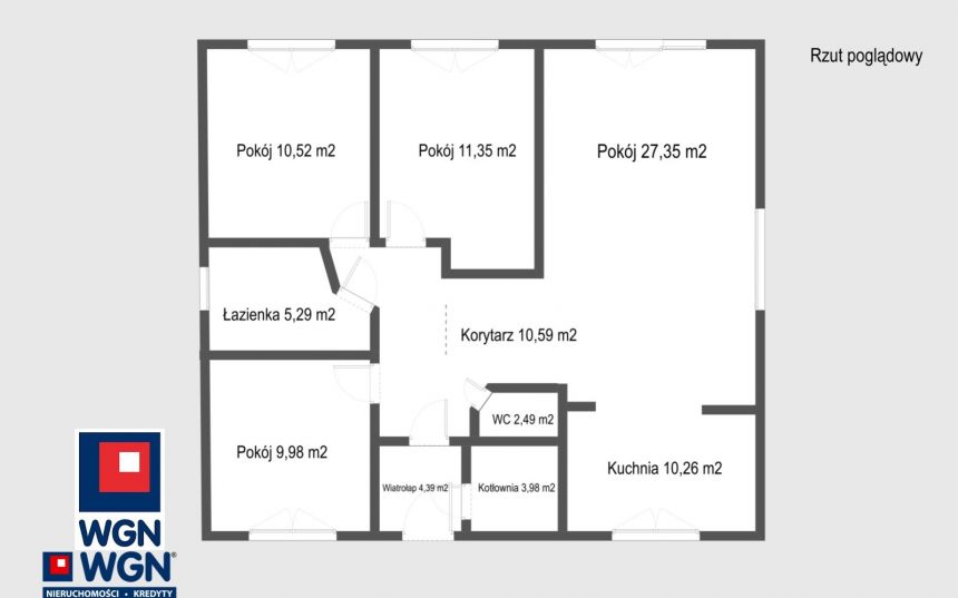 Gowarzewo, 460 000 zł, 96.19 m2, stan surowy otwarty miniaturka 14
