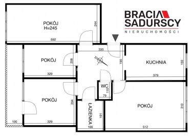 4 pokoje 15 min spacerem od Galerii Krakowskiej