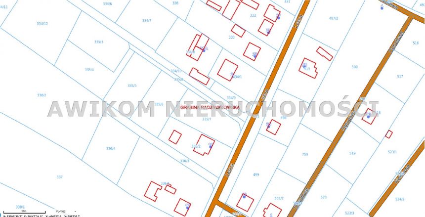 Grabina Radziwiłłowska, 220 000 zł, 20 ar, woda w drodze miniaturka 2