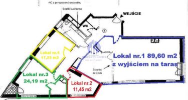 Śródmieście : biuro 17,23 m2