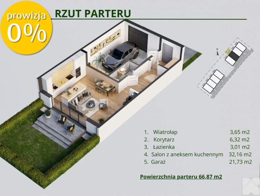 135 m2 | 4 pokoje | 218 m2 działki | Pogwizdów miniaturka 2