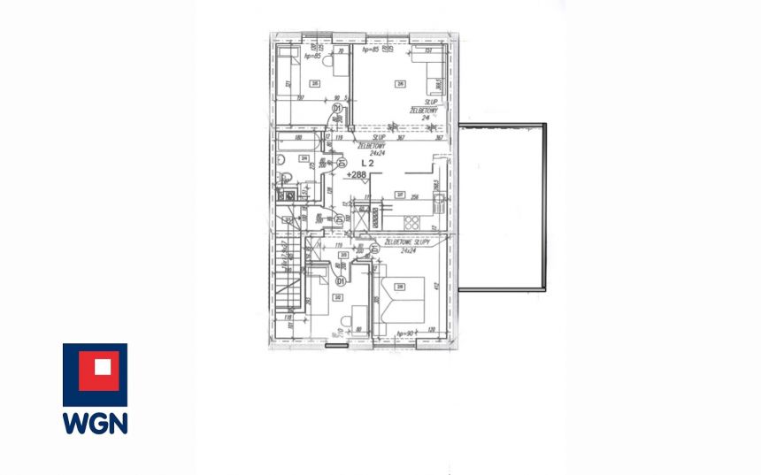 Łaziska, 475 000 zł, 81.92 m2, do wykończenia miniaturka 3