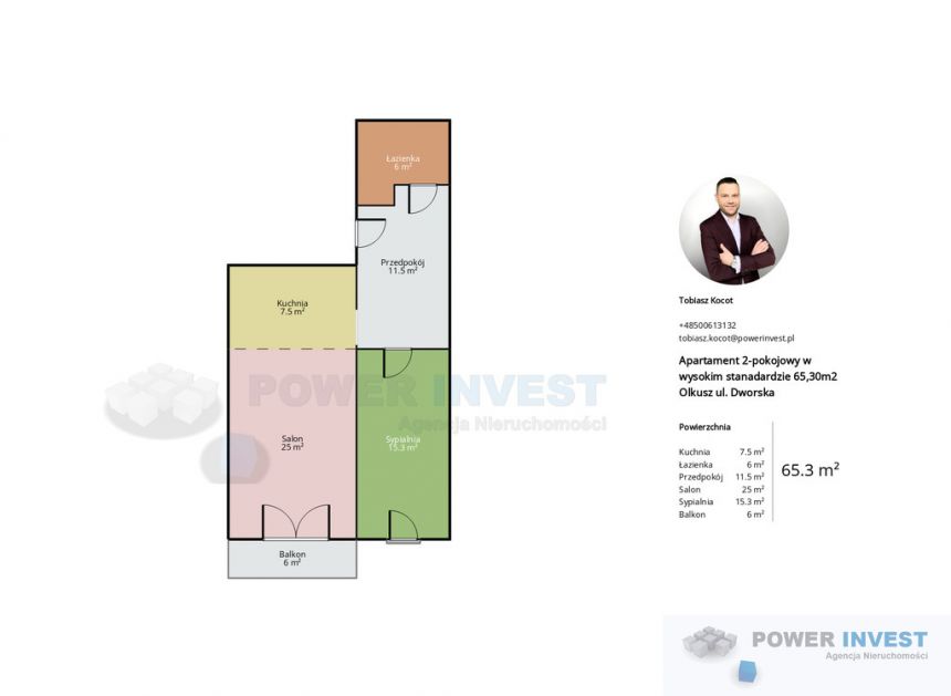 Luksusowy Apartament w Nowoczesnym stylu 65,30m2 miniaturka 2