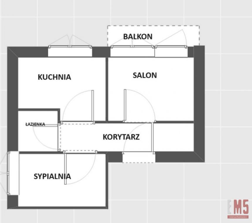 Wasilków, 378 000 zł, 38.5 m2, pietro 2, 3 miniaturka 6