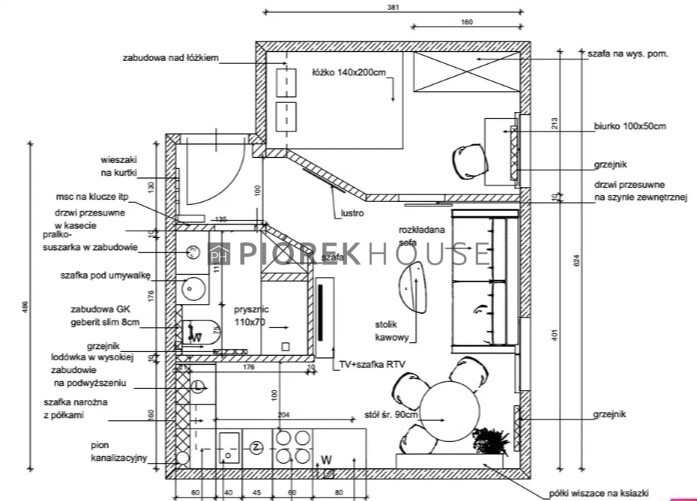 2-pokojowe mieszkanie na Pradze-Północ miniaturka 5