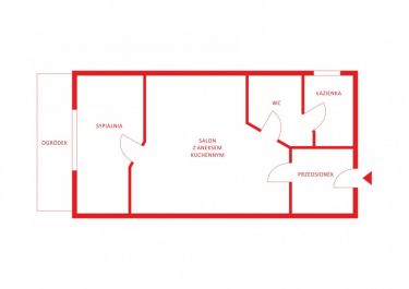 Sopot Świemirowo, 490 000 zł, 37.41 m2, 2 pokoje