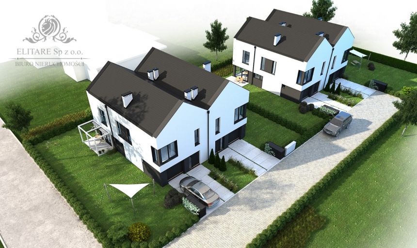 Dom w zab. bliźniaczej 138,86m2 z pompą ciepła/ Lutynia, gm. Miękinia miniaturka 2