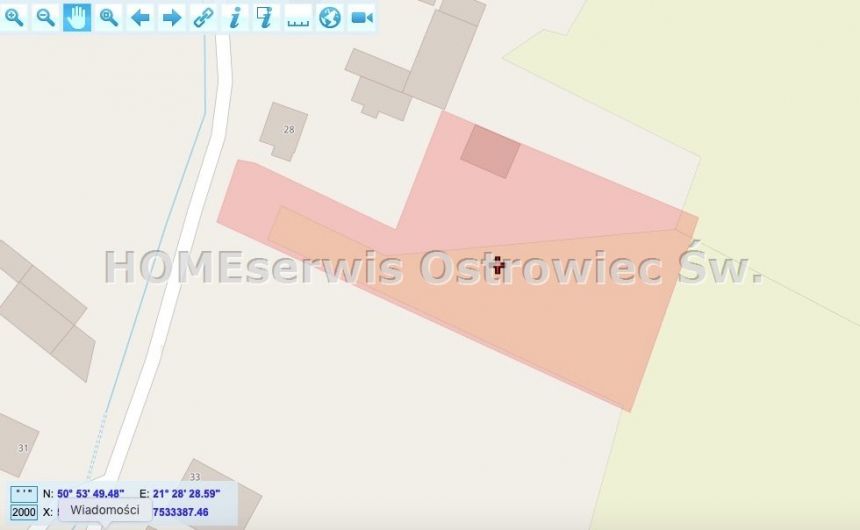 Działka rolno-budowlana 3500 m2 Grójec k/Ostrowca miniaturka 4