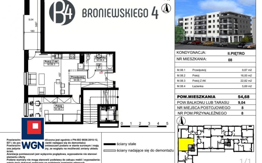 Piotrków Trybunalski, 2 300 zł, 54.5 m2, kuchnia z oknem miniaturka 12